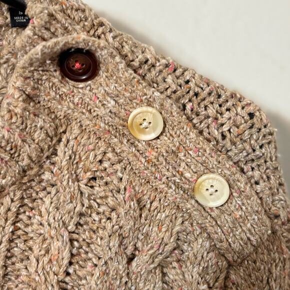 Scotch & Soda Women’s Textured Knit Cable Sweater Classic Fall Small - Picture 5 of 7